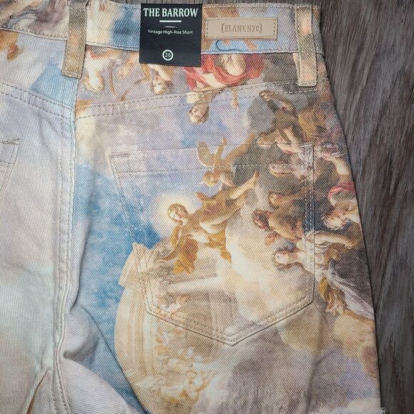 NWT Blank NYC The Barrow Vintage High Rise Short Women's Size 26 Vatican Angels - Picture 7 of 11